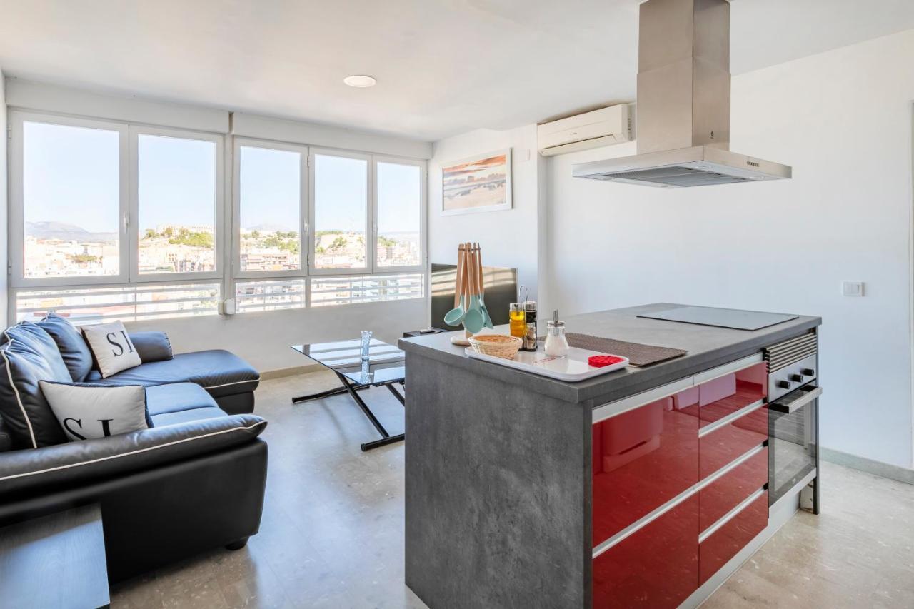 Beach Suite, City & Mountain View Alicante Exterior foto